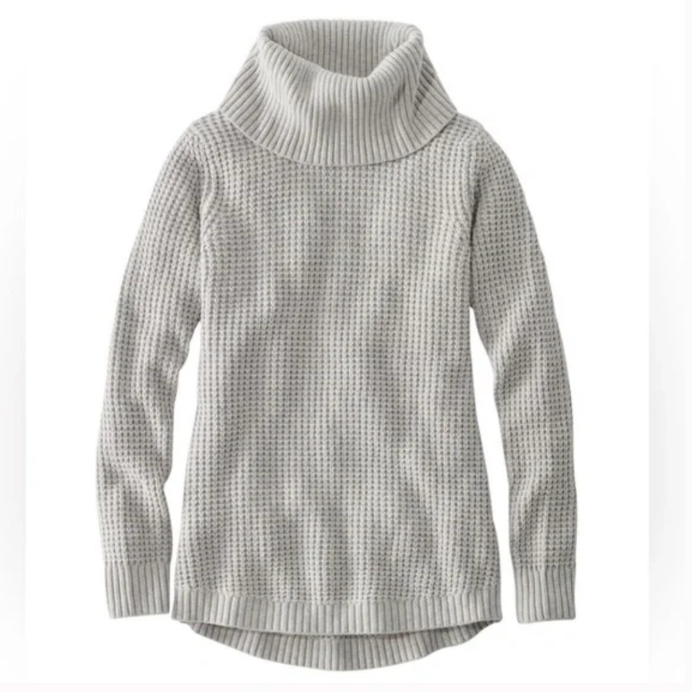L.L. Bean Waffle Turtle Neck Sweater‎